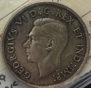 Canada 1939 50 Cents MS 63 ICCS Choice Light Toned George VI Half - Picture 1 of 5