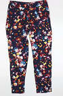 Tommy Hilfiger Womens Multicoloured Floral Viscose Capri Trousers Size 8 L29 in 