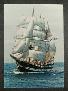Cartolina Nave Scuola "Palinuro" - Timbro IX Radutno Yachts D'Epoca 1996 - Picture 1 of 2