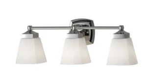 Murray Feiss VS19903-PN Delaney 3 Light Bathroom Vanity Light - Picture 1 of 2