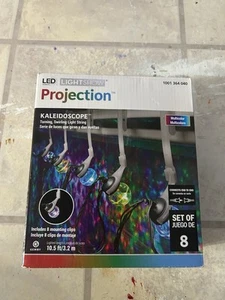 Gemmy Projection LED Light Show Multicolor Kaleidoscope Lights Set of 8 - Picture 1 of 6