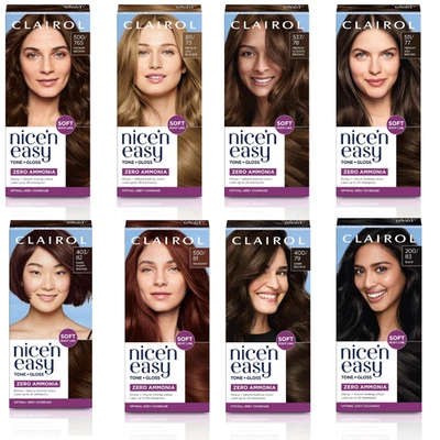 BRANDED Clairol Nice'n Easy Tone+Gloss Semi Permanent Hair Dye