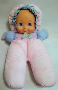 HK City Toys Baby Puppe rosa blau Outfit 15 Zoll Spielzeug Stofftier Plüsch Vinyl Gesicht - Bild 1 von 5