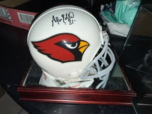 Von Antrel Rolle signierter Arizona Cardinals Mini Helm AZGS authentifiziert - Bild 1 von 4