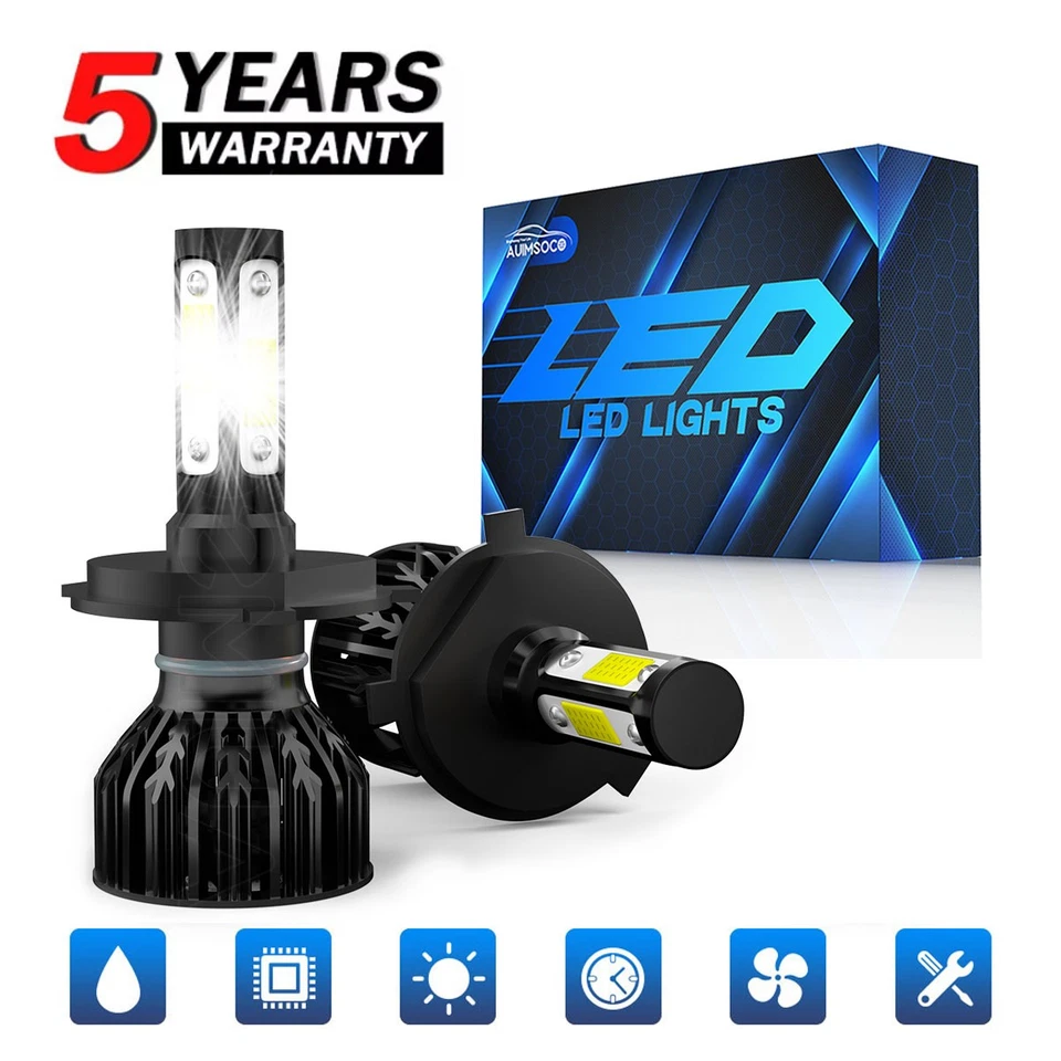 For Honda Element 2003-2011 6000K 2pc 9003 LED Headlight High/Low Beam Bulbs Kit - Изображение 1 из 4