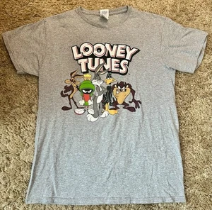 Looney Tunes T Shirt Size Medium Unisex Adults Grey - Picture 1 of 6