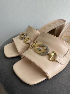 Gucci Women's Horsebit Sandal Size 38 Authentic - Picture 1 of 5