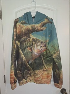 Adult Medium Bass Hoodie Sweatshirt - Picture 1 of 2