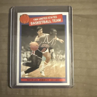 1984 Michael Jordan ROOKIE EUA Olympic Basketball Missing Link Chicago Bulls HOF - Imagem 1 de 2