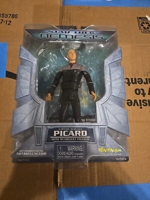 Figura de acción Art Asylum Star Trek Nemesis Next Generation Capitán Jean-Luc Picard Foto 1 de 2