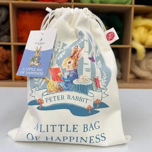 Peter Rabbit 'A Bag Of Happiness' Drawstring Bag - Picture 1 of 3