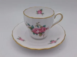 Spode "Billingsley" Rose Sprays Usado en Excelente Condición Taza de Té y Platillo - Imagen 1 de 9