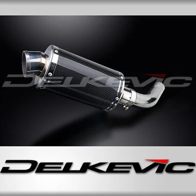 Комплект овального углеродного глушителя для выхлопной системы Honda VFR800 Interceptor 1998-2001 годов выпуска - Изображение 1 из 4