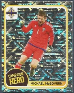PANINI NORTHERN IRELAND COLLECTION 2016- #184-MICHAEL McGOVERN-SILVER FOIL - Picture 1 of 1