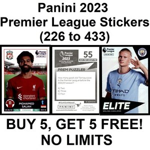 PANINI PREMIER LEAGUE 2023 STICKER COLLECTION (226 to 433)