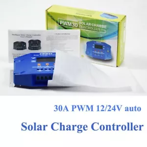 PWM 30A 12/24V Solar Laderegler Regler Akku Ladegerät LCD USB... - Bild 1 von 7