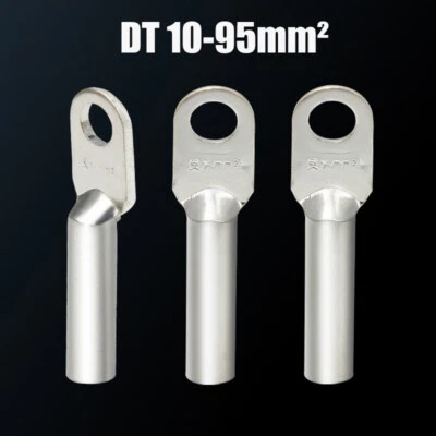 Crimp Ring Terminal 10-95mm² Wire Cable Lug Copper Aluminium Electric Connector - Image 1 of 4