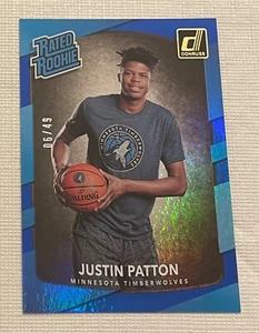 2017-18 Justin Patton Donruss Rated Rookie Press Proof #/49 - Foto 1 di 1