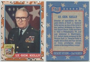 1991 Topps Desert Storm #160 Teniente General Thomas Kelly (Variación Gen) (c) - Imagen 1 de 1