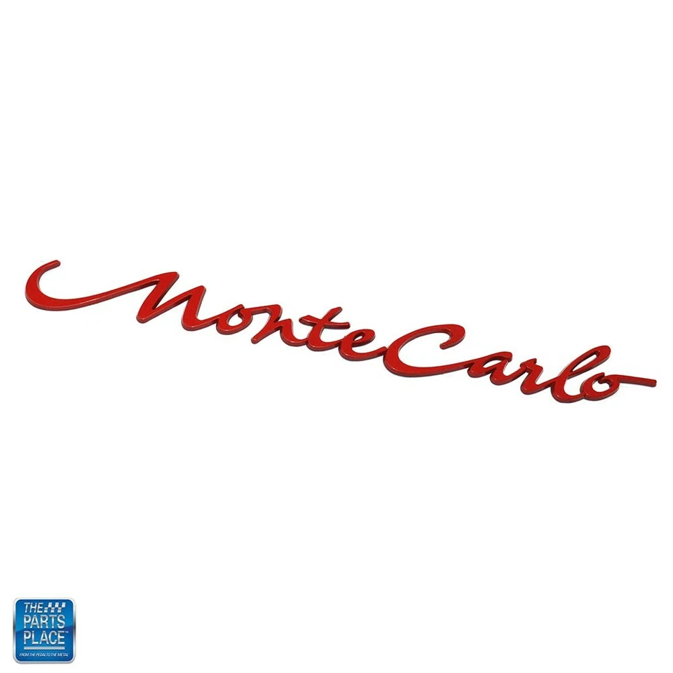 2000-2004 Monte Carlo Quarter Panel Monte Carlo Emblem RED - GM 10304354 - Image 1 of 1