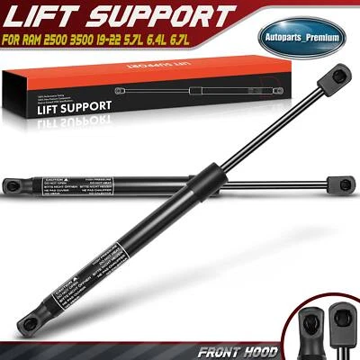 2 piezas soportes de elevación del capó delantero amortiguadores puntales para camioneta Ram 2500 3500 2019-2022 Foto 1 de 4