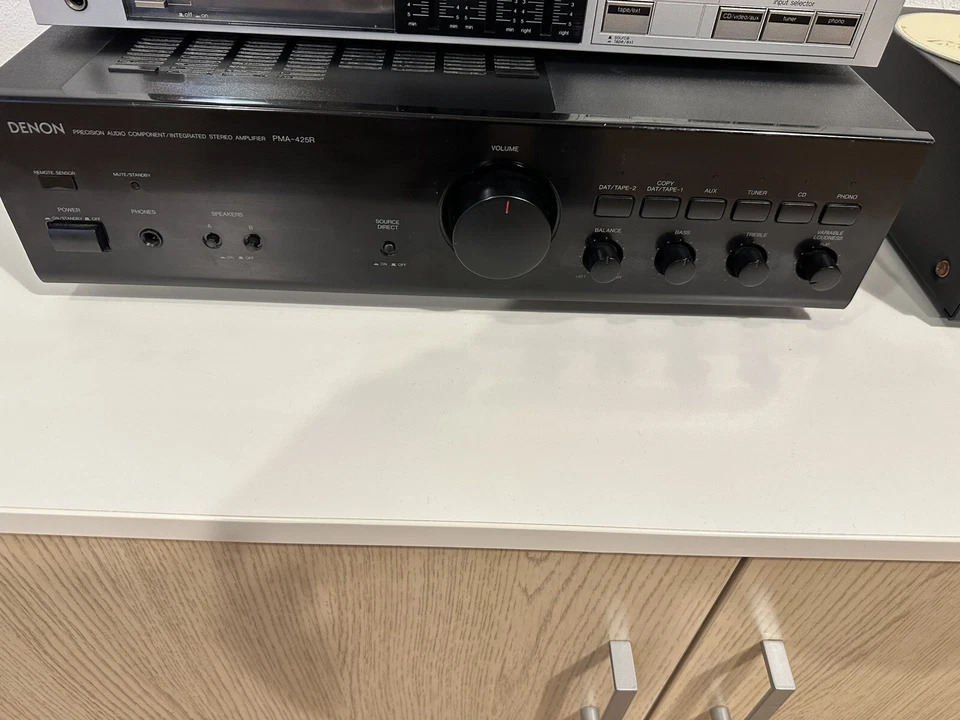 DENON AMPLIFICATORE PMA 425 R 4 X 52 W ANNI 90 FUNZIONANTE  - Immagine 1 di 1
