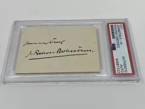 Johnston Forbes-Robertson englischer Schauspieler signiert Autogramm geschnitten PSA DNA - Bild 1 von 1