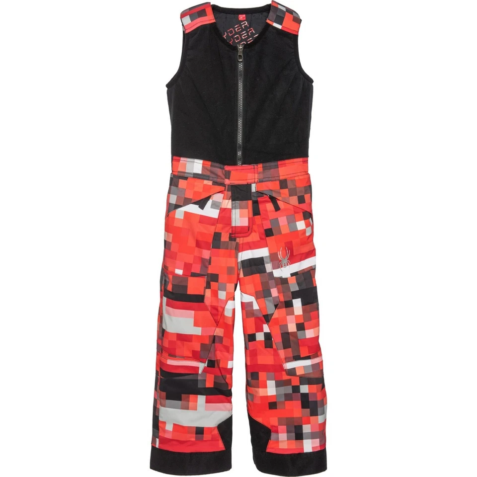Spyder Kids Mini Expedition Bib Pants Snow Pants Size 4 Toddler Boys