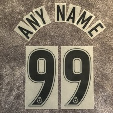 Sheffield Wednesday | EFL Division One 1999/00 - 2004/05 Shirt Name & Number Set