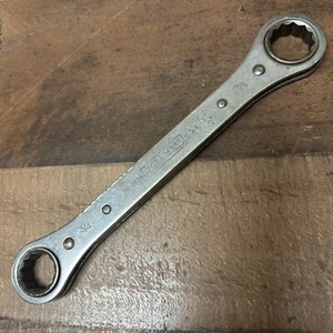 Vintage WILLIAMS USA WRENCH DOUBLE BOX RATCHETING 3/4" X 7/8" 12 PT RB-2428 - Picture 1 of 8