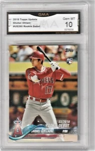 2018 Topps Update Rookie Debut #US285 - Shohei Ohtani RC - GMA 10 GEM - Picture 1 of 2