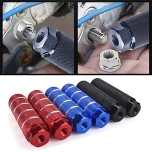 2Pcs Mountain Bike Bicycle Axle Pegs Foot Stunt Pedal Foot Pegs Aluminum Alloy - Picture 1 of 16