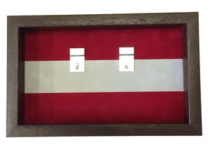 Duke of Wellingtons Regiment Medal Case. Black Frame - Picture 1 of 7