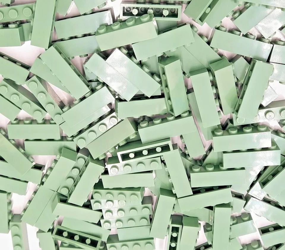 50 x LEGO® 3010 City Basicsteine Bausteine in 1x4 sandgrün Neuware - Bild 1 von 1