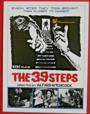 ALFRED HITCHCOCK - Card # 05 - Movie Idols Set - THE 39 STEPS