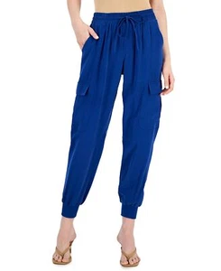 MSRP $80 International Concepts Womens Utility Jogger Pants Blue Size XL - Picture 1 of 1