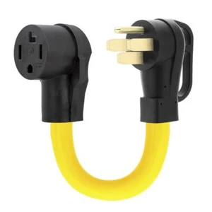 Cable adaptador Nema 14-50P a 14-30R secadora de 50 amperios macho a secadora de 30 amperios hembra... - Imagen 1 de 4