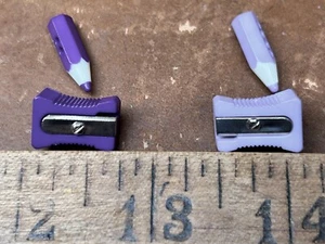 buttons sharpener pencil 5/8" plastic 2pc set - Picture 1 of 6