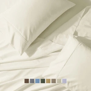 Adjustable Split Top King Size Bed Sheet Set 650 Thread Count Half Split Fitted  - Picture 1 of 11