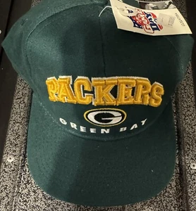 Green Bay Packers NFL Vintage Snapback Adjustable Hat NEW WITH TAGS - Picture 1 of 5