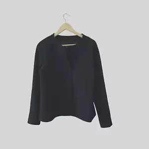 Pendleton Medium Merino Wool Button Jacket Black Wool Classic Lined Womens - Picture 1 of 10