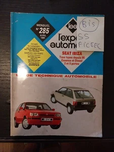Revue technique Seat Ibiza 0.9 1.2 1.5 1.7 d essence et diesel rta depuis 1986 - Bild 1 von 13