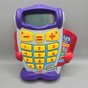 Fisher-Price Fun2Learn Fun 2 Learn CalcuBot Calcu Bot Calculator Robot *WORKS - Picture 1 of 3