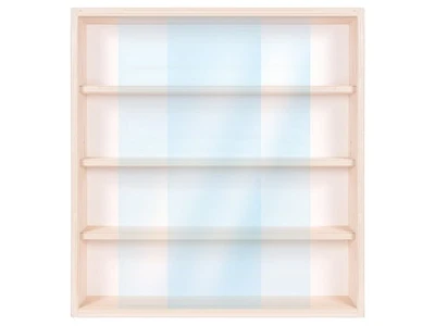 Vitrine Modellauto Figuren Holz - 4 Fächer, 50 cm Breit - 11 cm Fachhöhe V07 - Bild 1 von 4
