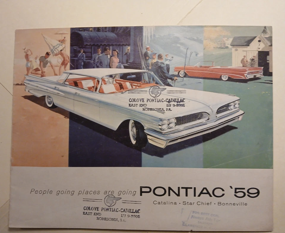 Pontiac Catalina 1959-Star Chief-Catálogo Bonneville Foto 1 de 1