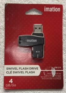 Imation 4GB USB 2.0 Swivel Flash Drive–New Sealed –Windows ReadyBoost Compatible - Picture 1 of 3