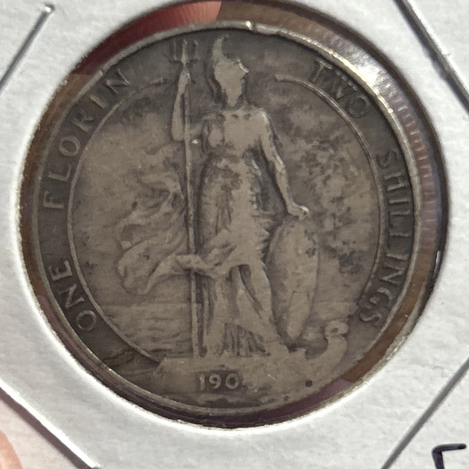 Great Britain  1904 Florin  KM #801 - Image 1 of 2