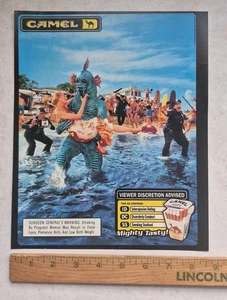 Camel Cigarettes Single Page Magazine Print Ad 1998 Smoking Seafood 8.5" x 11" - Picture 1 of 2