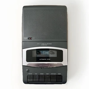 Tragbares Kassettenrekorder CTR-111 Optimus Radio Shack für Teile oder Reparatur - Bild 1 von 4