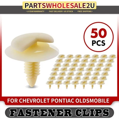 50 фиксаторов для внутренней панели двери 5/16 дюйма зажимы для крепления двойной головки для Chevy - Изображение 1 из 4